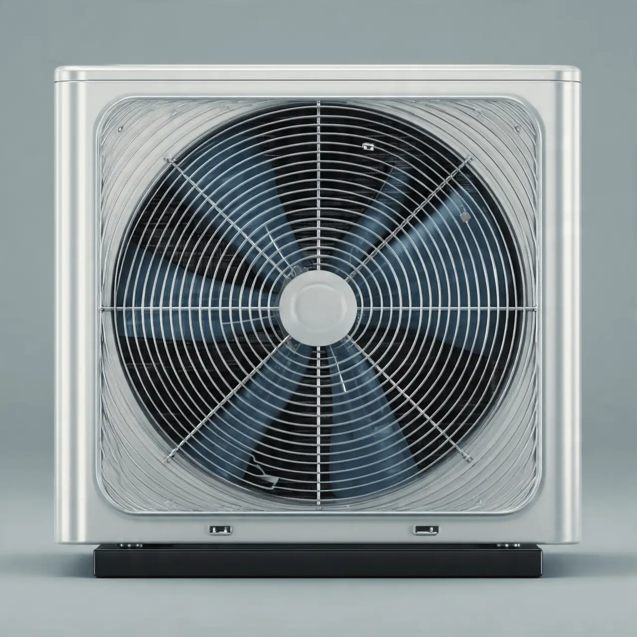 Clean central AC unit