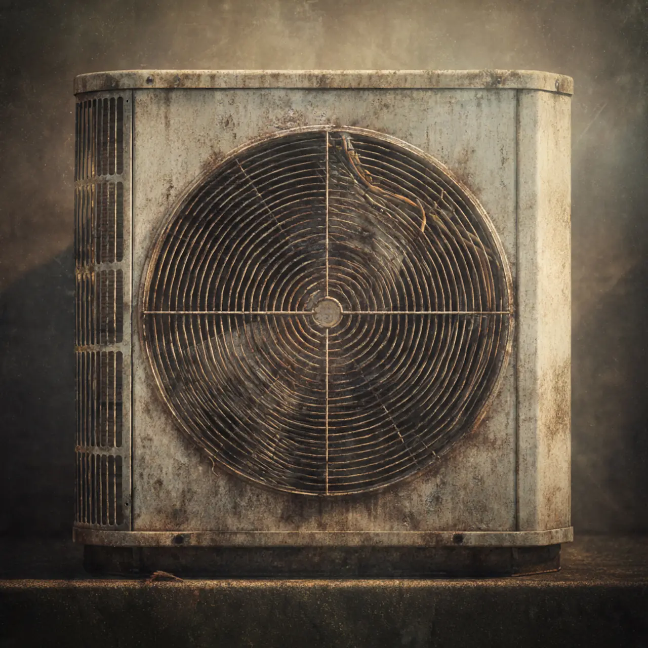 Dirty central AC unit