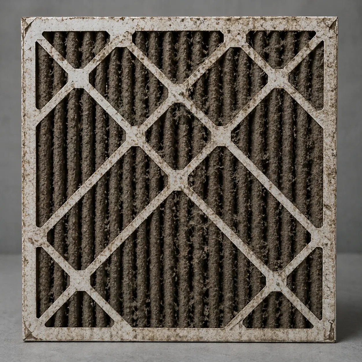 Clean HVAC air filter