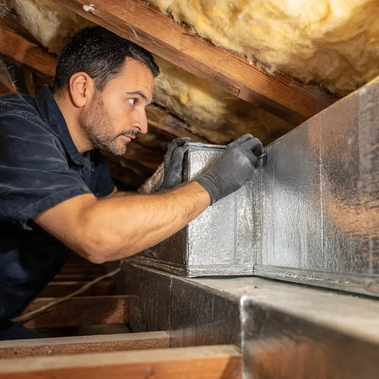 Professional return duct sealing in Garland TX